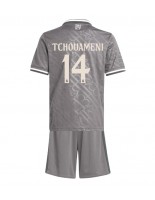 Real Madrid Aurelien Tchouameni #14 Kolmaspaita Lasten 2024-25 Lyhythihainen (+ shortsit)